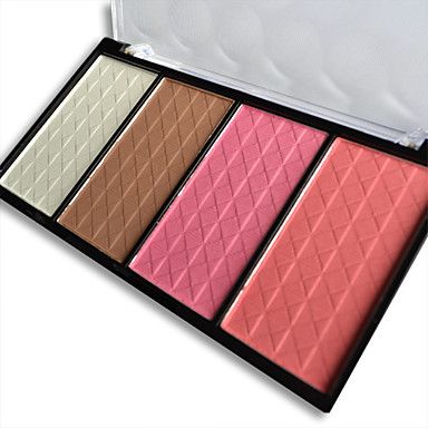 kit para o rosto 2 blush um bronzer  e um iluminador