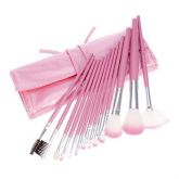 kit de 13 pincéis rosa