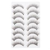 8 pares de cilios postiços